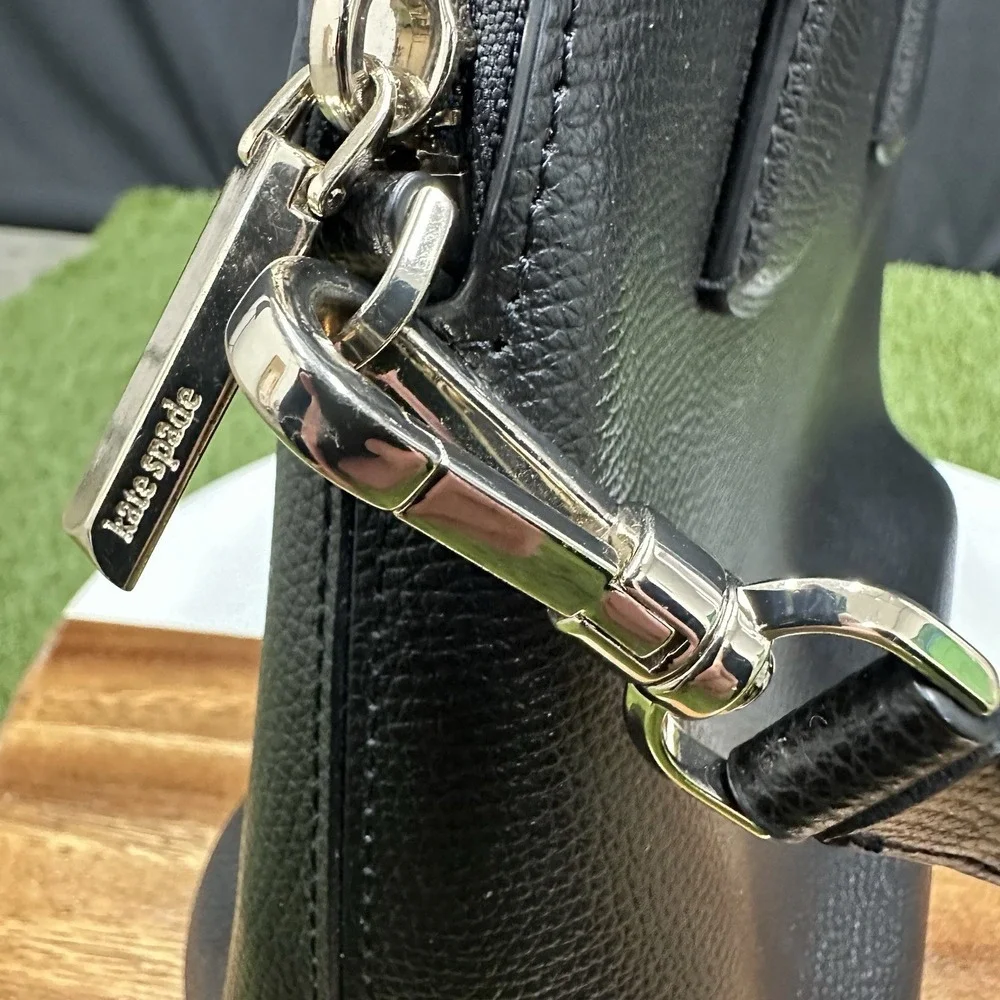 Kate Spade black‎ Crossbody handbag Black With Pink Interior